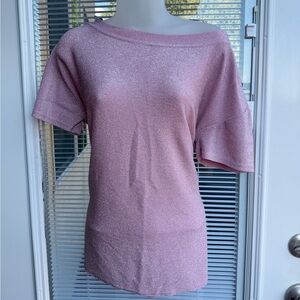 Elegant Pink Off-Shoulder Top